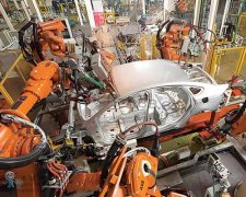 ABB機器人鋁合金車架焊接節氣裝置